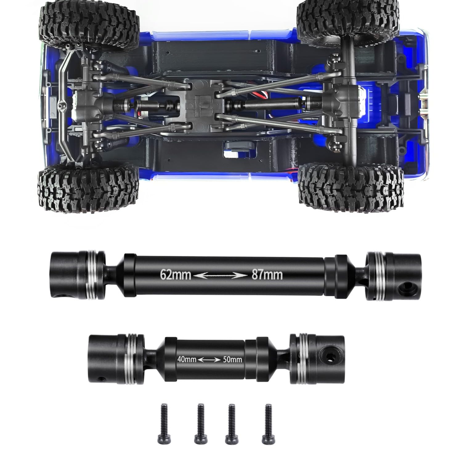 For Redcat GEN8 1/10 RC Truck RER11413 Front Rear Drive